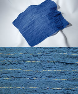 Niebieska siatka Super Blue Original z wplecionymi paskami